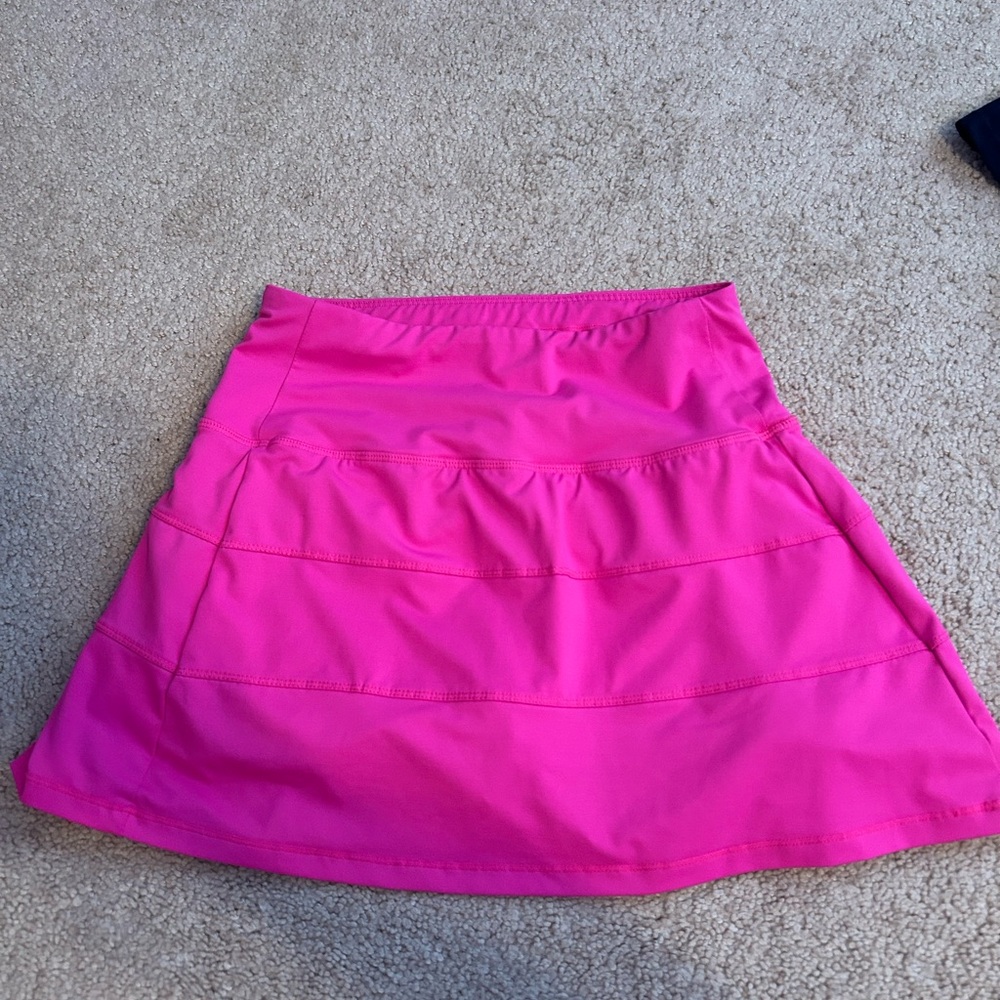 Amazon Pink A-Line Mini Skirt Athletic